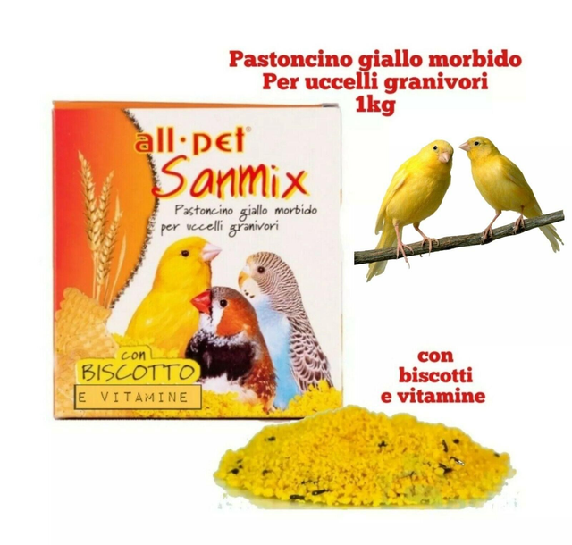 Pastone giallo SUN MIX ALL PET 1 kg Sfuso 
