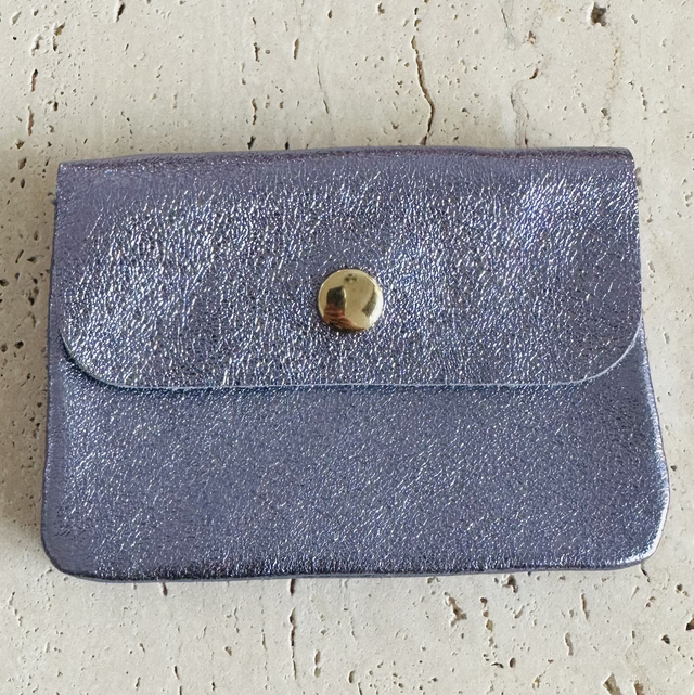 Portemonnee paars glitter 