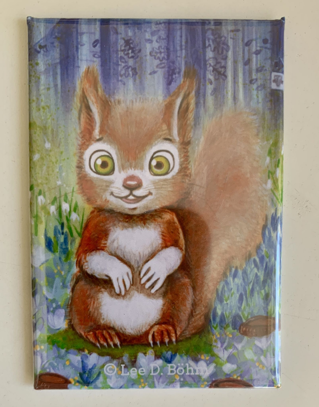 Magnet "Doktor Hörnchen" / Magnet "Squirrel M.D."
