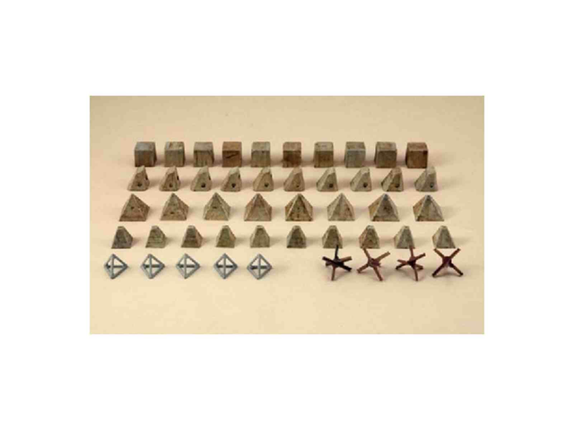 Obstacles anti-chars italeri 6147 1/72