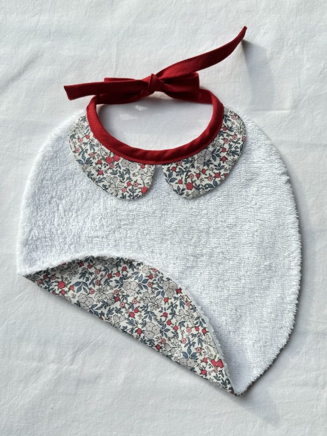 Bavoir col claudine bébé (0-12 mois)