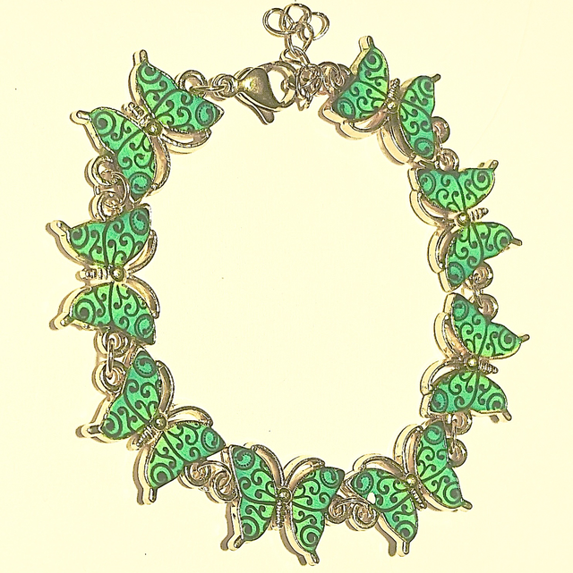 B89 - Bracelet papillon