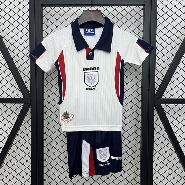 Conjunto camiseta RETRO + pantalón NIÑOS 1ª Inglaterra - 1998