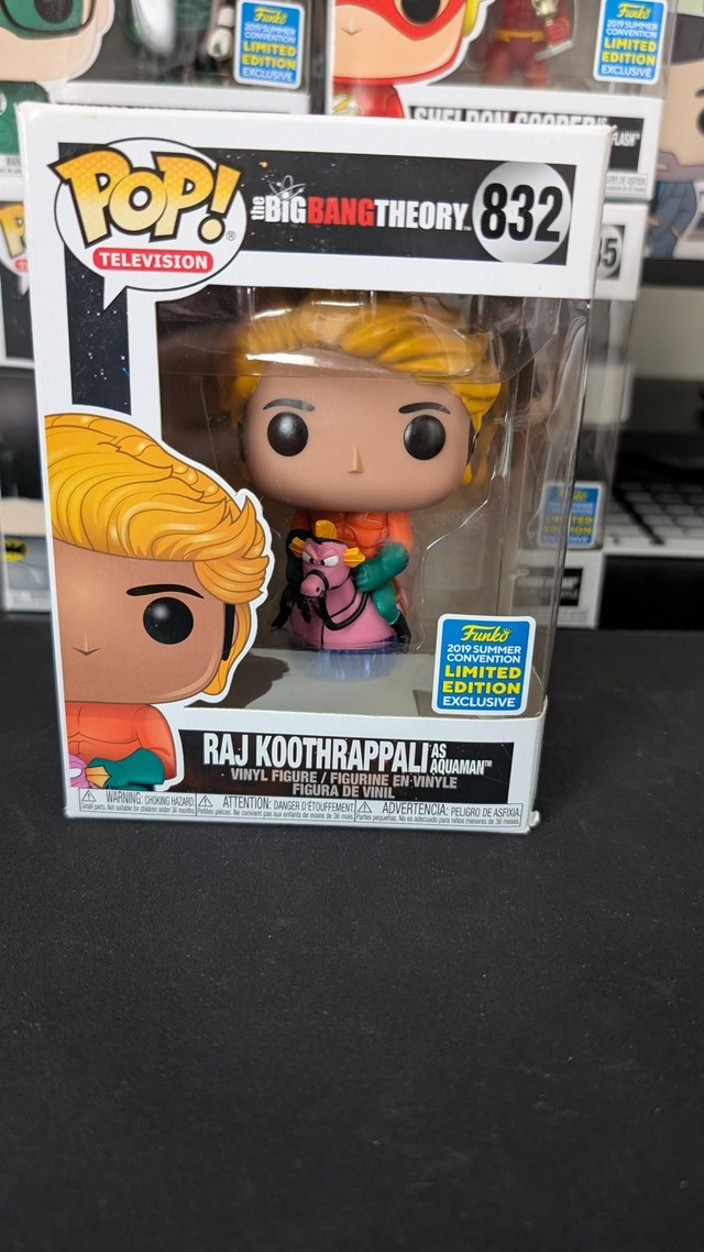 Funko Pop The Big Bang Theory Raj Koothrappali as Aquaman 832