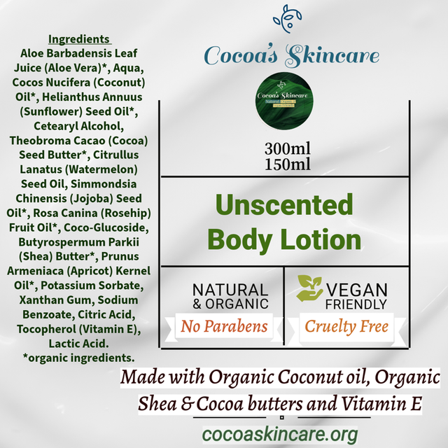 Unscented Body Lotion