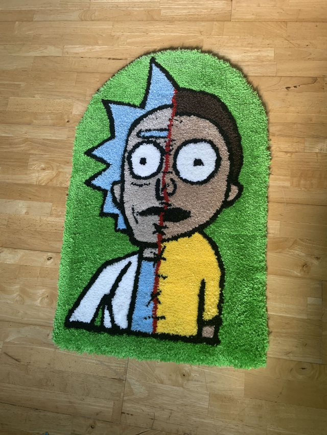 Rick and Morty rug