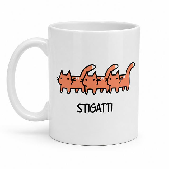 Tazza SitiGatti in ceramica