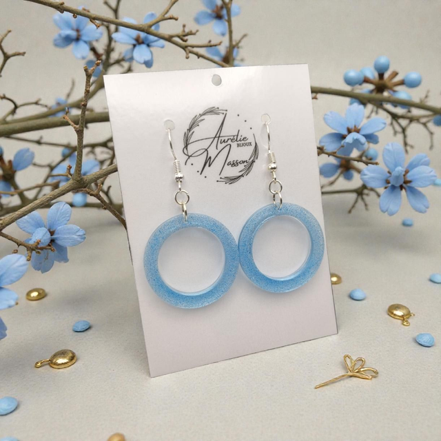 Boucles d'oreilles "Delphinia"