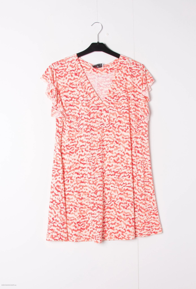 Top à imprimé corail