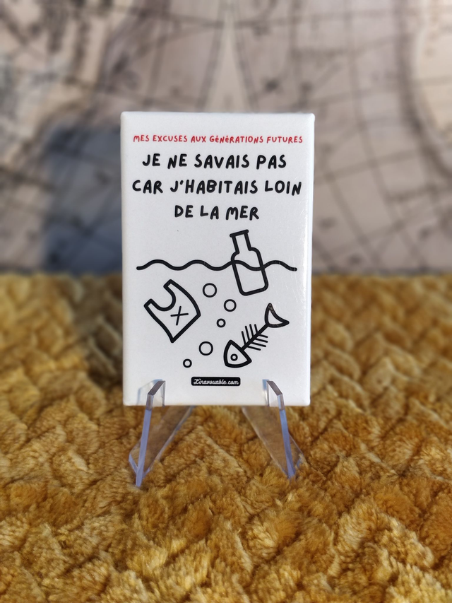 MAGNET "JE NE SAVAIS PAS CAR J'HABITAIS LOIN DE LA MER"