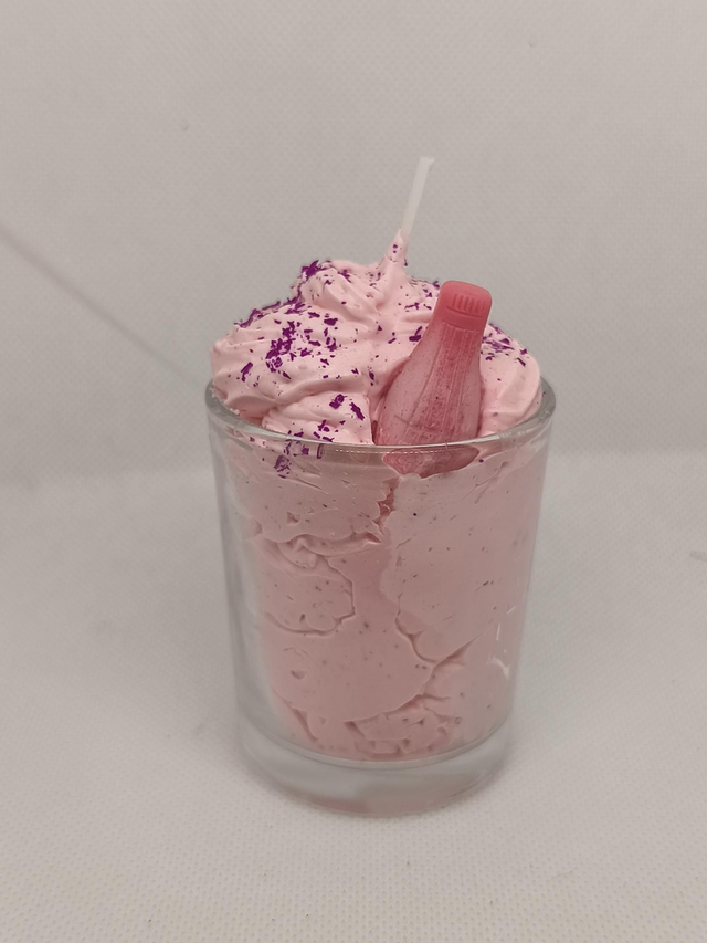 Bougie à la rose 