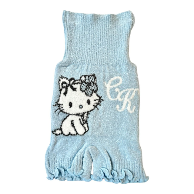 Charmmy Kitty Blue Knit Fold-Over Shorts