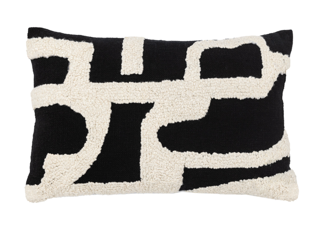 Embroidered Cushion Midnight