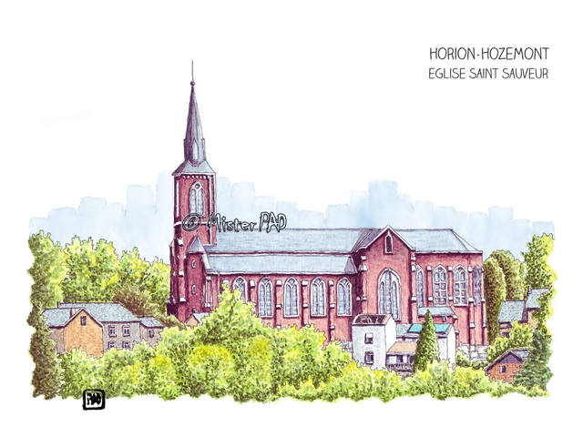 Eglise Horion-Hozémont Saint-Sauveur Belgique