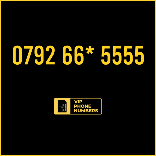 0792 66* 5555 - VIP Gold Phone Number 