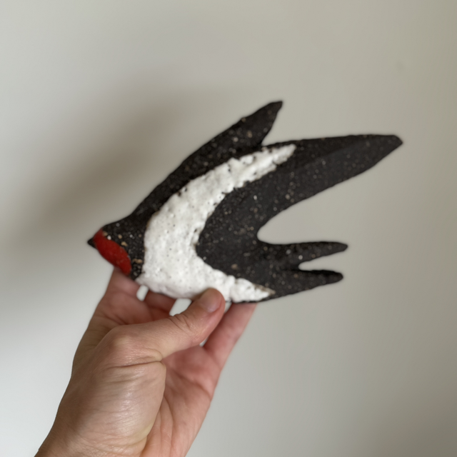 Small swallow sculpture
