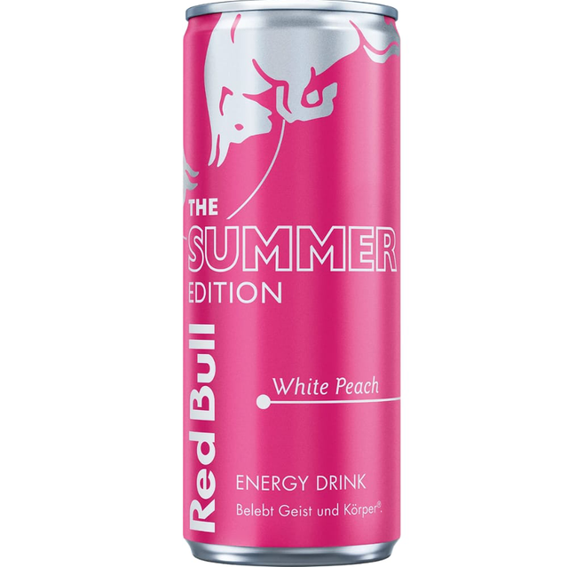Red Bull Summer Edition – White Peach (Pêche Blanche) – 250ml