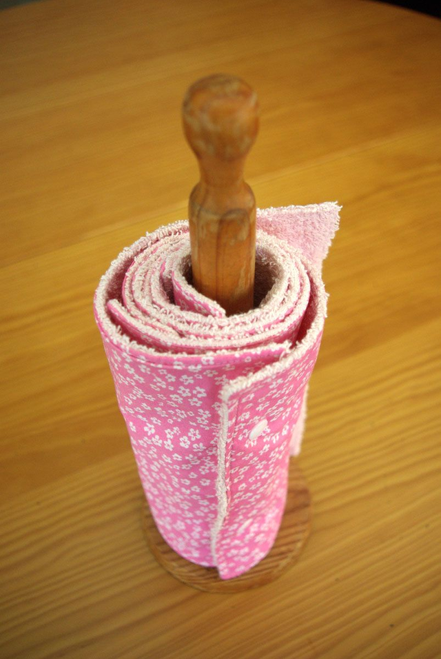 700/01/02-Essuie tout éponge/coton 24X24 cm