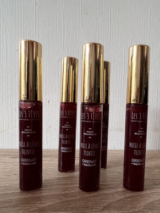 HUILE À LÈVRES TEINTÉE "GRENAT"