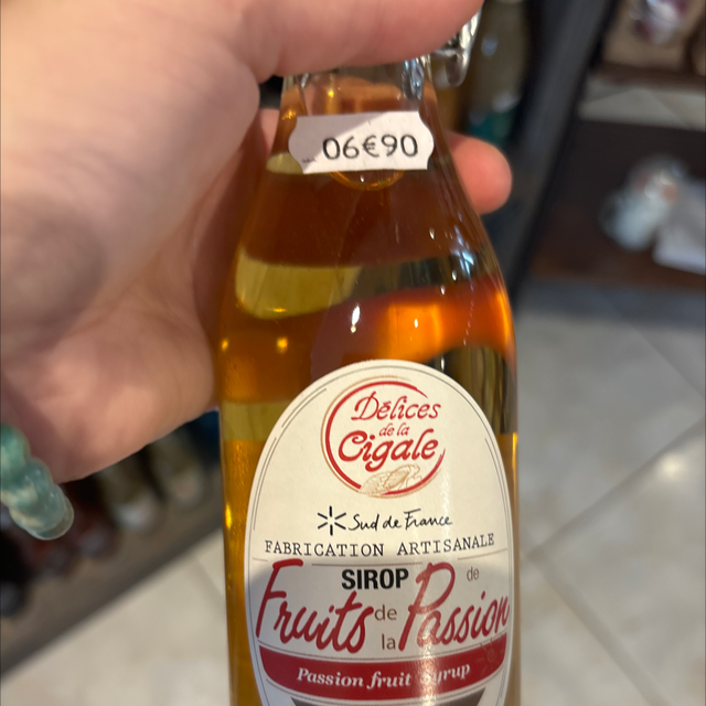 Sirop fruits de la passion 25cl