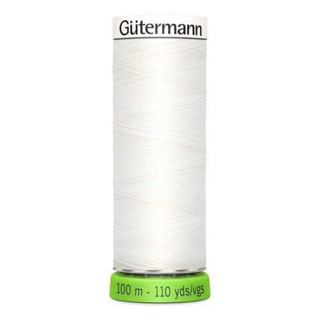 Gutermann Sew All Recycled RPET Thread 100m. 1 - Off White