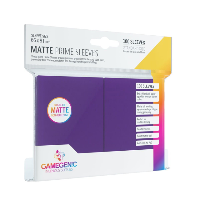 GG BGG Sleeves Matte Prime: Púrpura