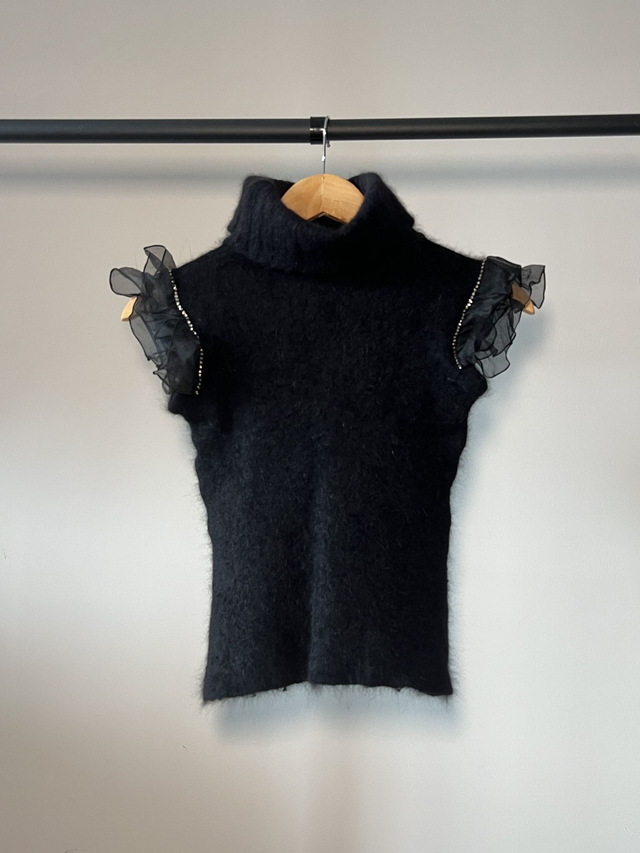 Angora sweater tee #0034