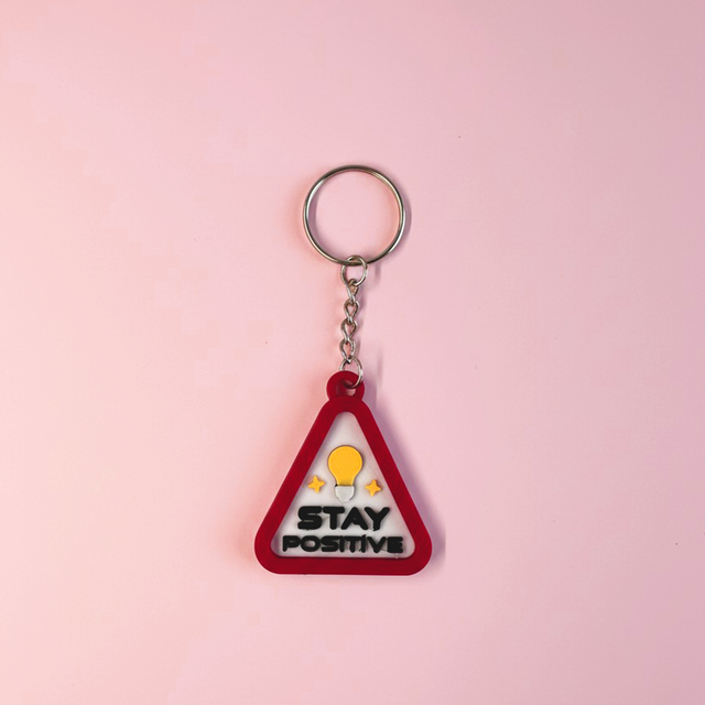 Stay Positive Motivational Keyring -TheGOOD4.0