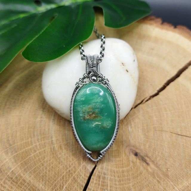 Pendentif Chrysoprase