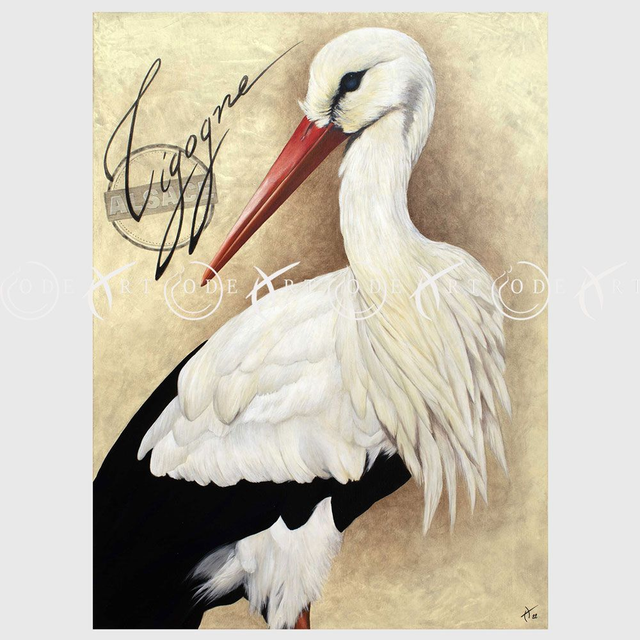 Edition "CIGOGNE"  30x40 cm