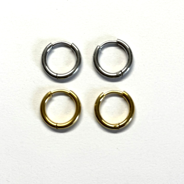 Mini Créoles argentées ou dorées 