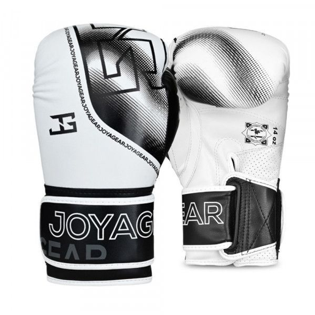 THE JOYAGEAR &quot;EVOLUTION&quot; KICKBOKSHANDSCHOENEN - WIT-BLACK EV700-WHITE-BLACK
