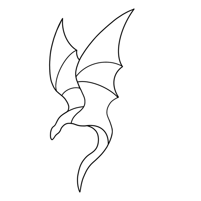 Vitrail Dragounet à personnaliser