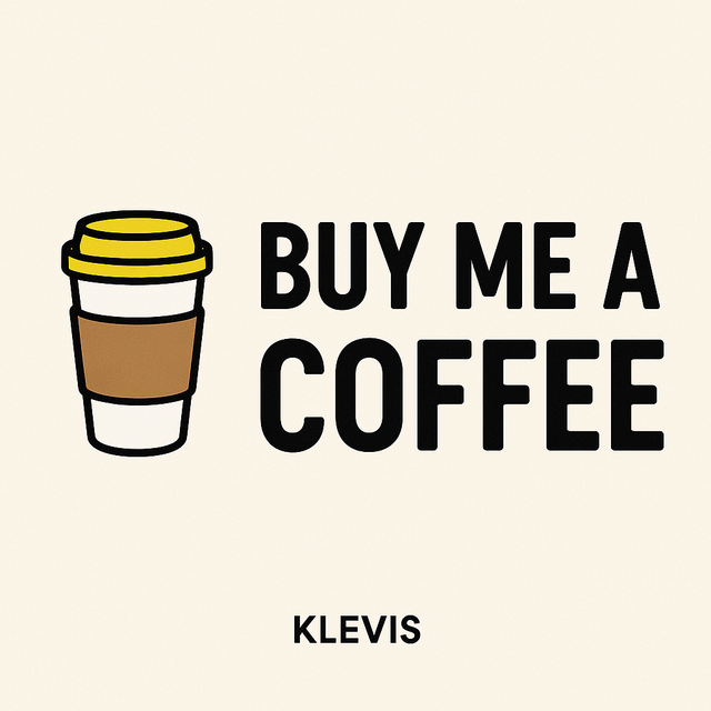 Buy me a coffee | Klevis