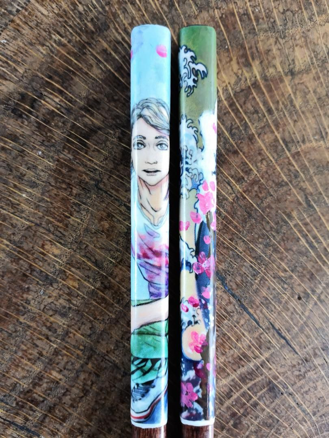 Für Shojo Fans - halfprinted/halfpainted