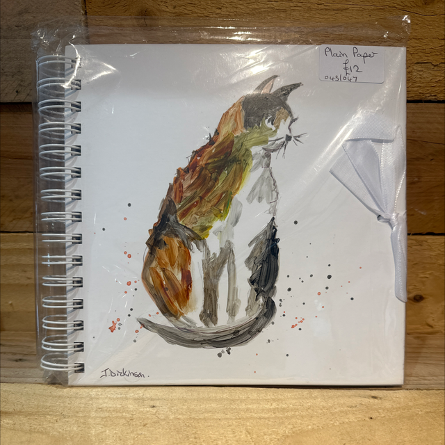Hand Painted Cat Notebook 