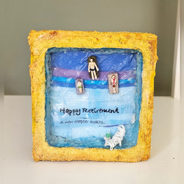 ECO Handmade Unique Retirement Gift Home Decor Handpainted