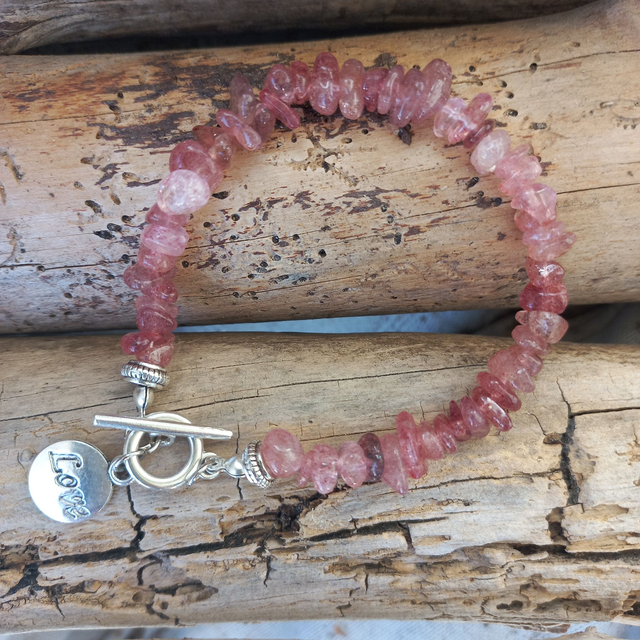 Bracelet en Quartz fraise