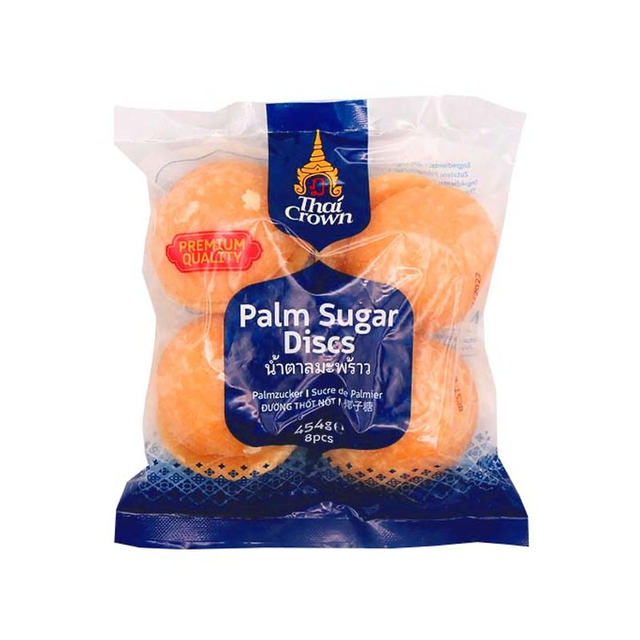 Thai Crown Full Case Of 24x Palm Sugar Discs 454g Pure