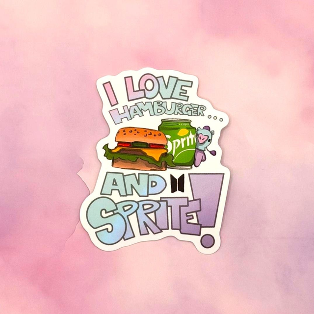 I Love Hamburger and Sprite!