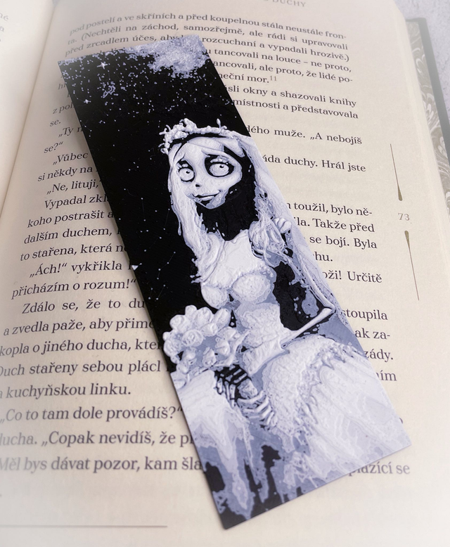 Záložka Mrtvá nevěsta