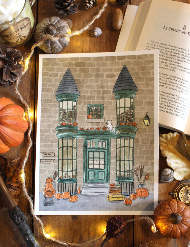 Ollivanders - carte postale