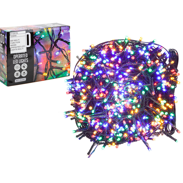Multi-function 800 LED Lights - Mains Operated
