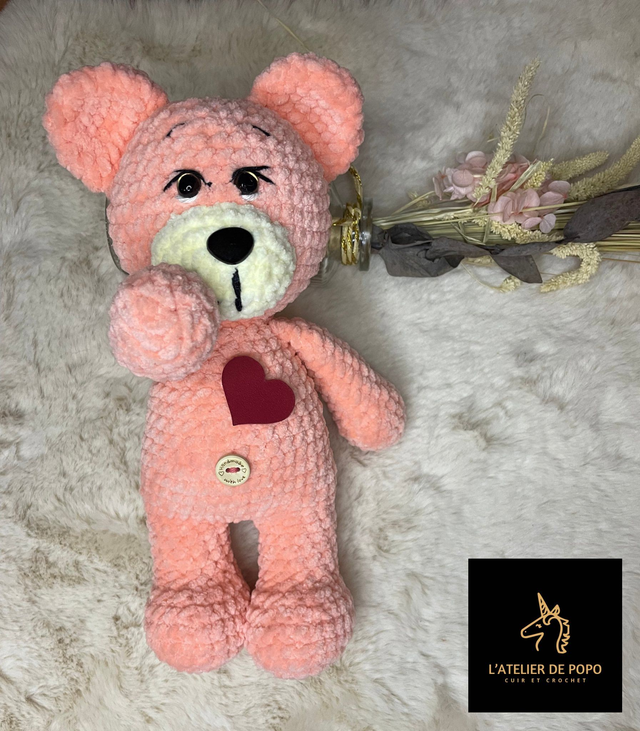 Ourson en velours personnalisable 🧸