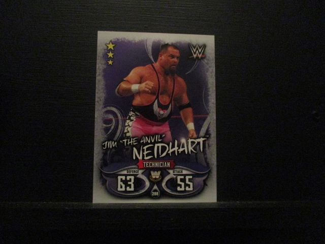 Jim "The Anvil" Neidhart - W Legends Slam Attax Live Original Trading Card #288