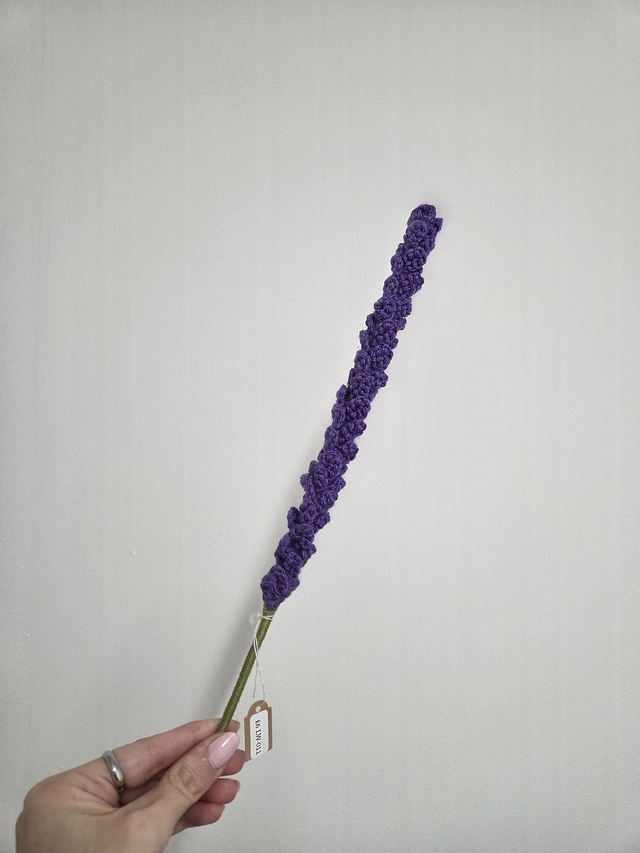 Lavender Forever Crochet Flower - LW-011