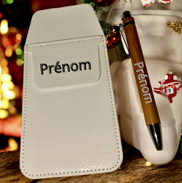 Coffret à personnaliser Étui à stylo et stylo 