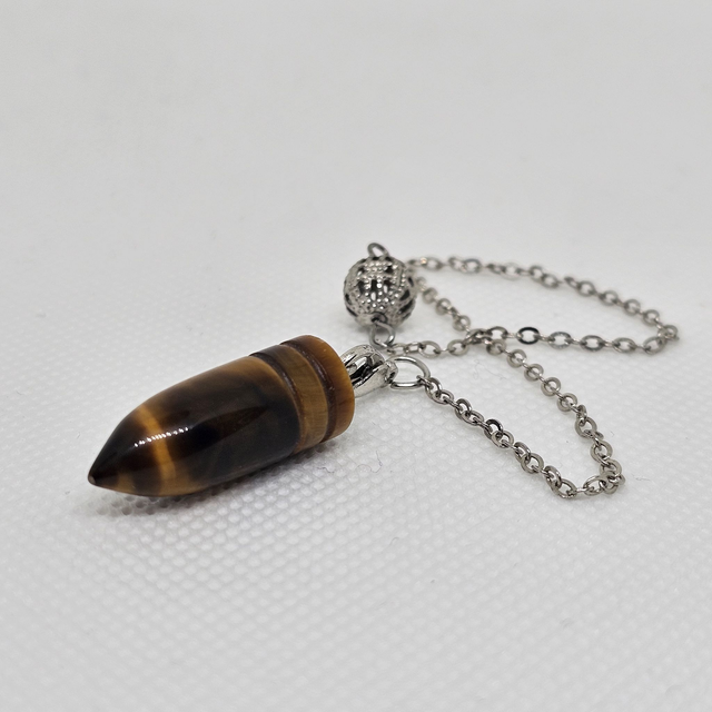 Pendule Goutte - Inspiration œil de tigre