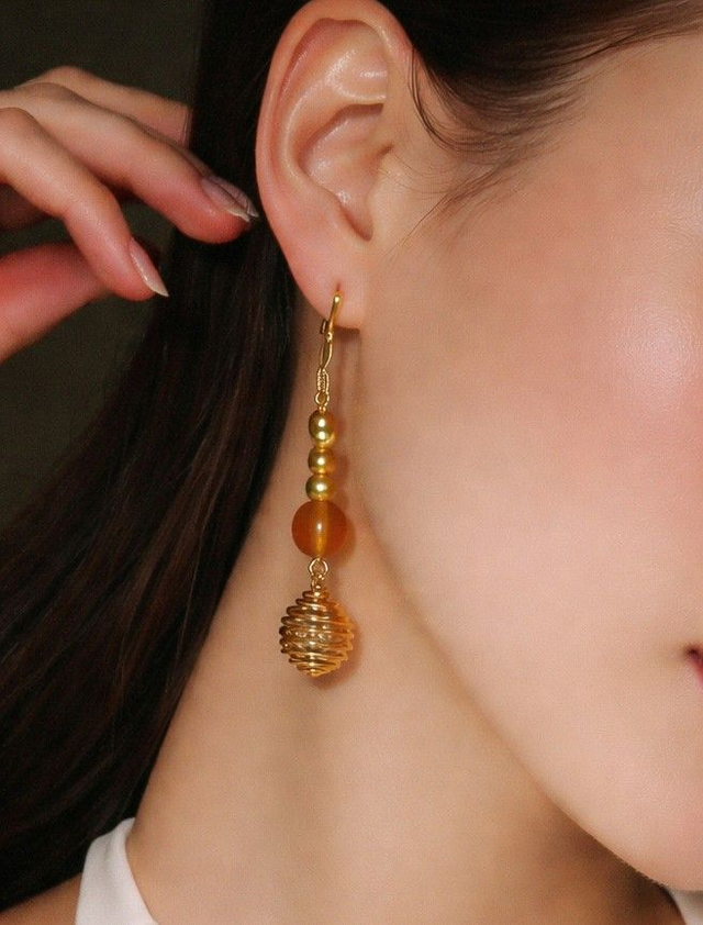Boucles d'oreilles perles