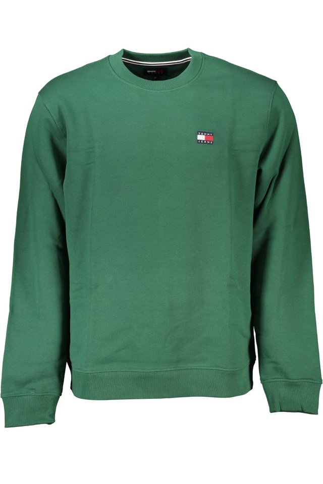 TOMMY HILFIGER FELPA SENZA ZIP UOMO VERDE